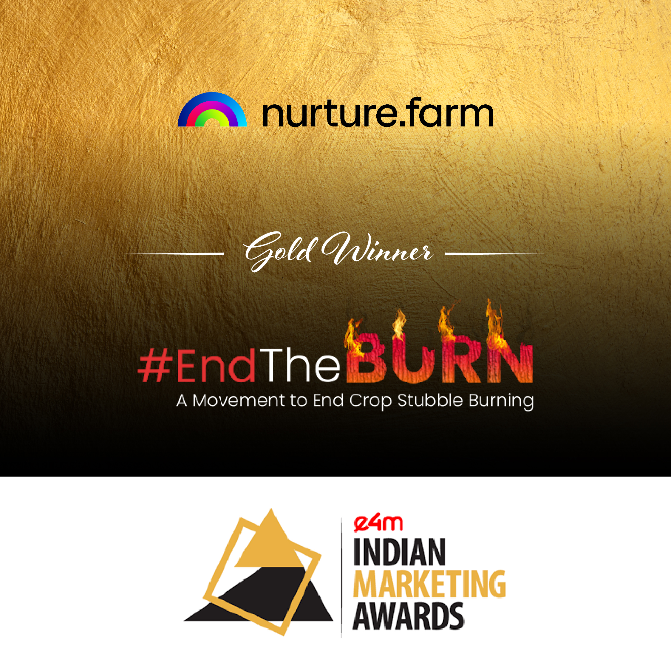 nurture.farm Wins Gold at the 8th Edition of the exchange4media Indian Marketing Awards